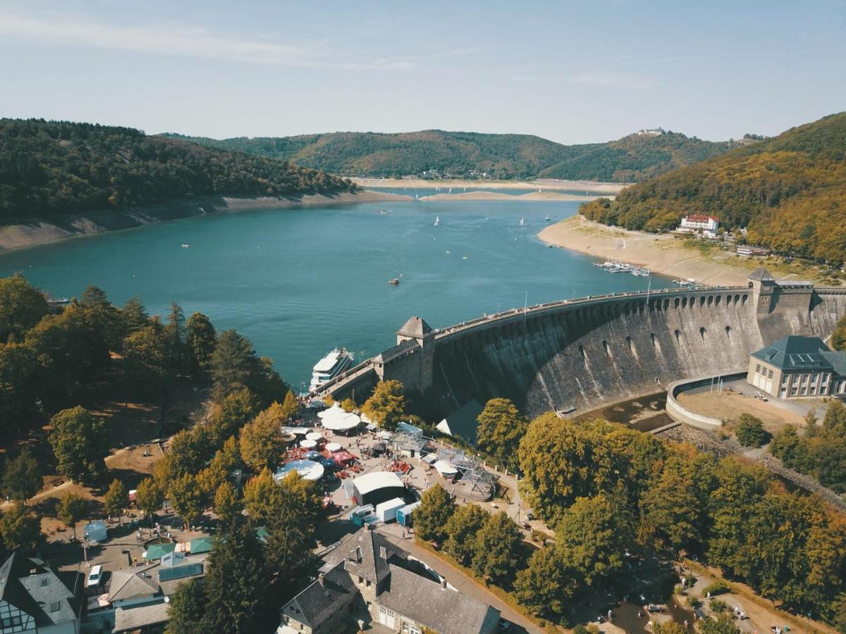 Ferienhaus Schoene Aussicht Ferienwohnung Blau Hemfurth-Edersee Exteriör bild